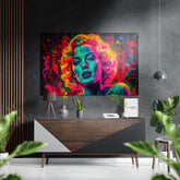 Marilyn Monroe Brushed Aluminum Dibond Wall Art.